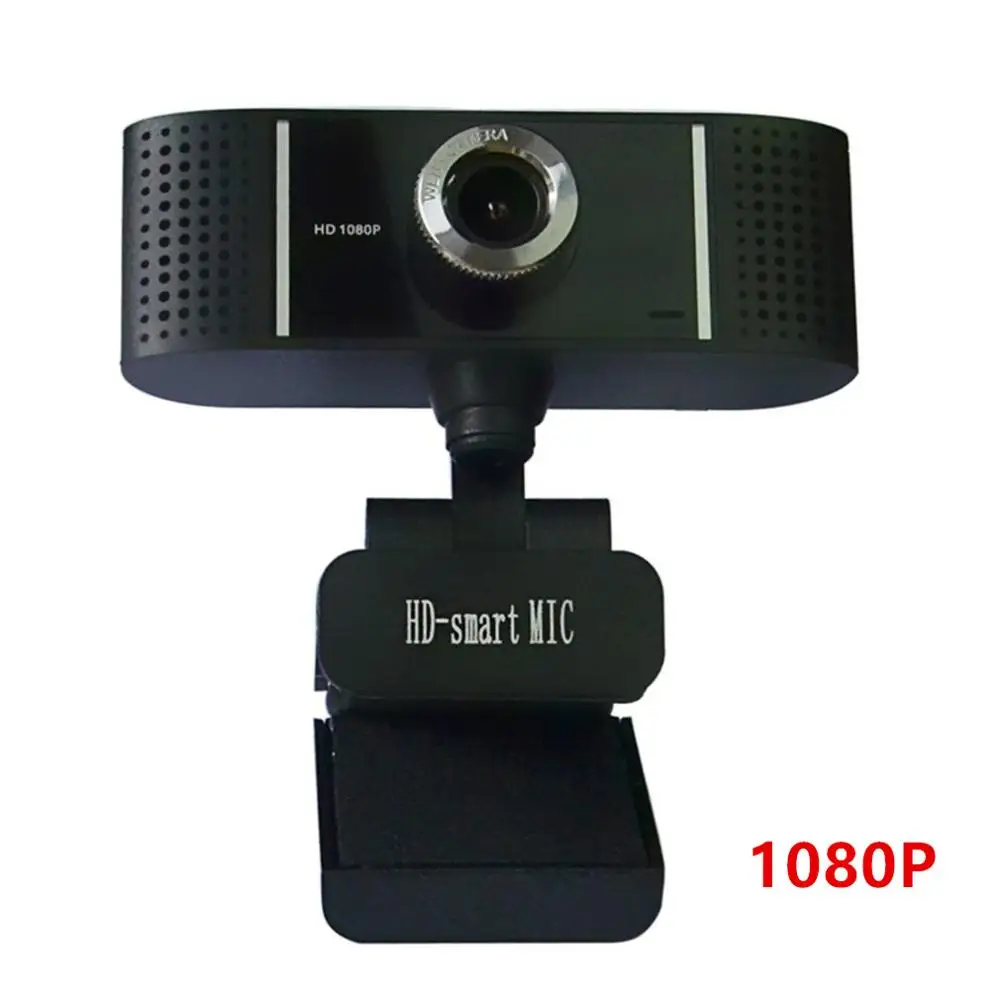 Blue Веб-камера 1080P USB камера встроенный HD микрофон веб-камера 1920x1080 p USB штекер ПК камера - Color: Blue