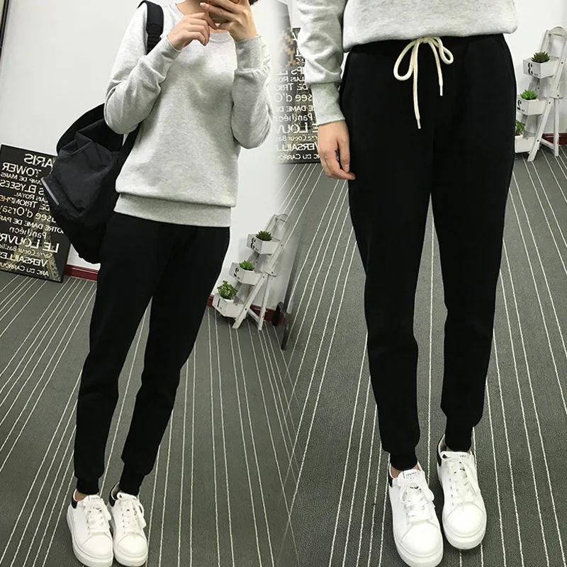 Женские повседневные брюки-карандаш длинные брюки-шаровары спортивные брюки