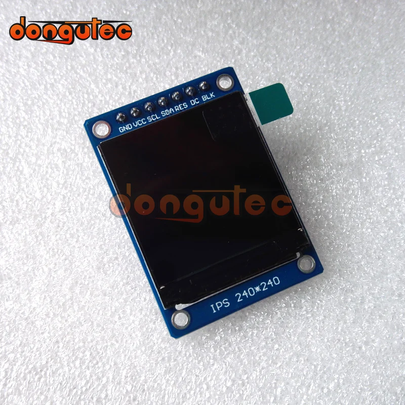1.3-дюймовый IPS HD TFT ST7789 Привод IC 240*240 SPI связь 3 V напряжение 4-проводной интерфейс |