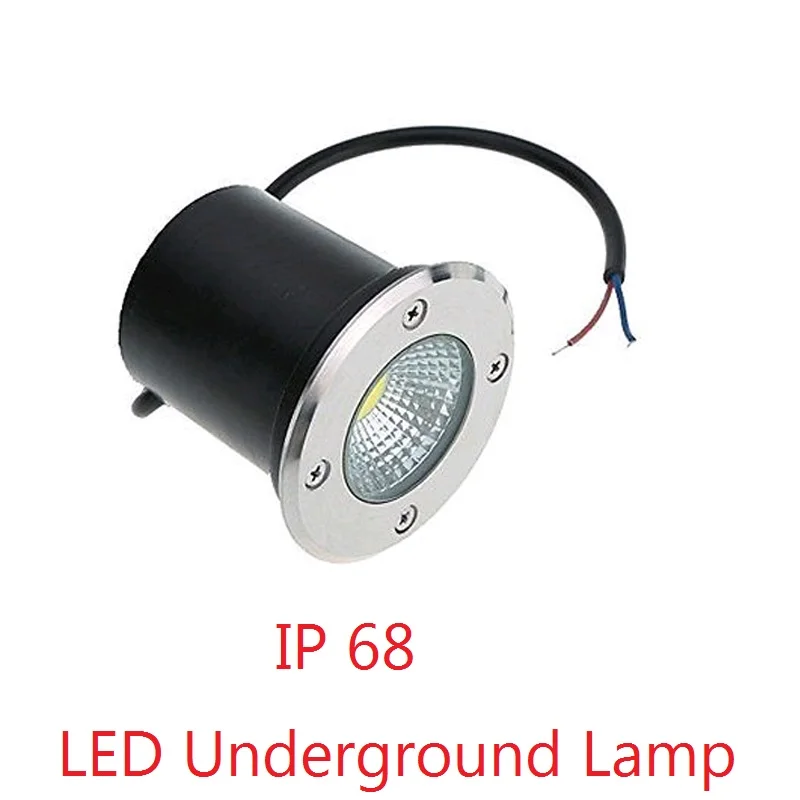 AC85 265V светодиодные Подземные Светильники 5 Вт 10 IP68 встраиваемые напольные лампы