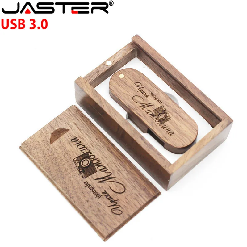 JASTER USB 3 0 флеш накопитель 64 ГБ с подарочной деревянной коробкой (более 5 шт.