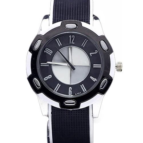 Повседневные Роскошные резиновые мужские и женские стильные наручные кварцевые