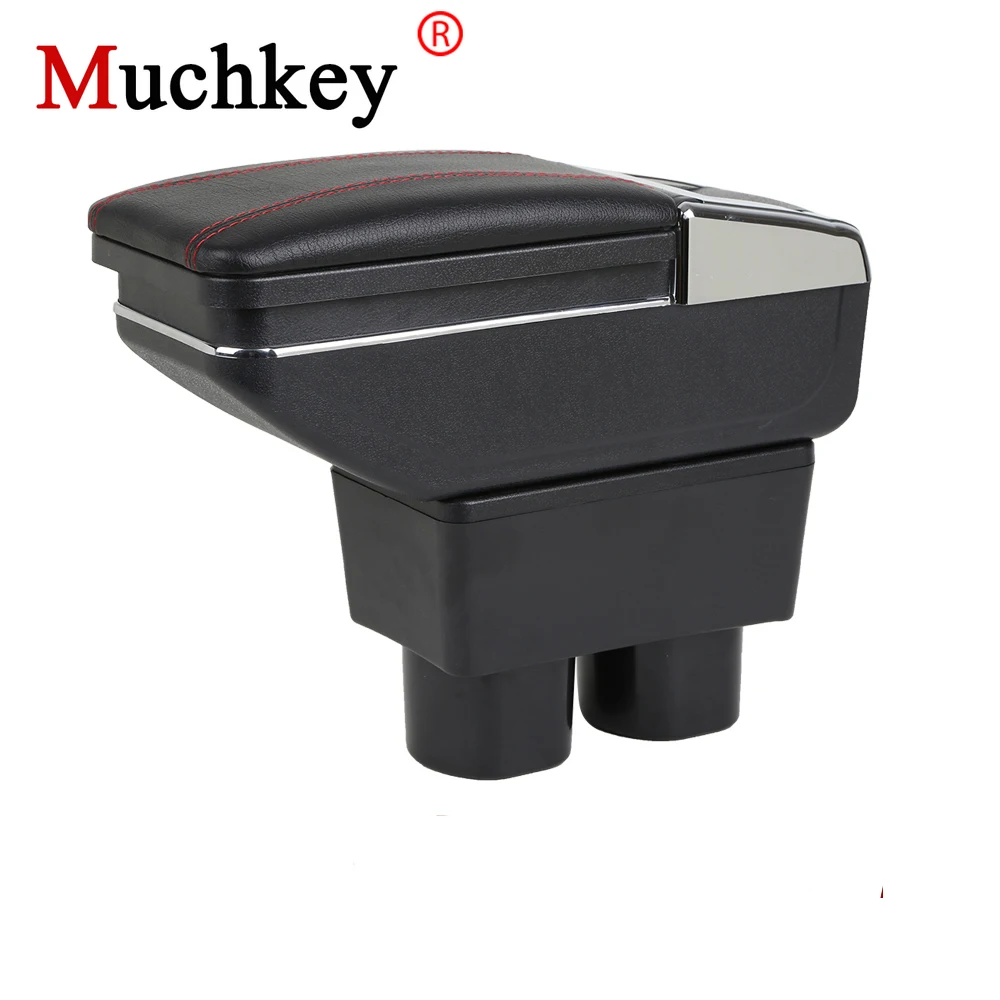 

For Nissan Sentra/Sylphy Armrest Box Center Storage Box With Cup Holder Ashtray Stowing Tidying Arm Rest Rotatable Car-styling