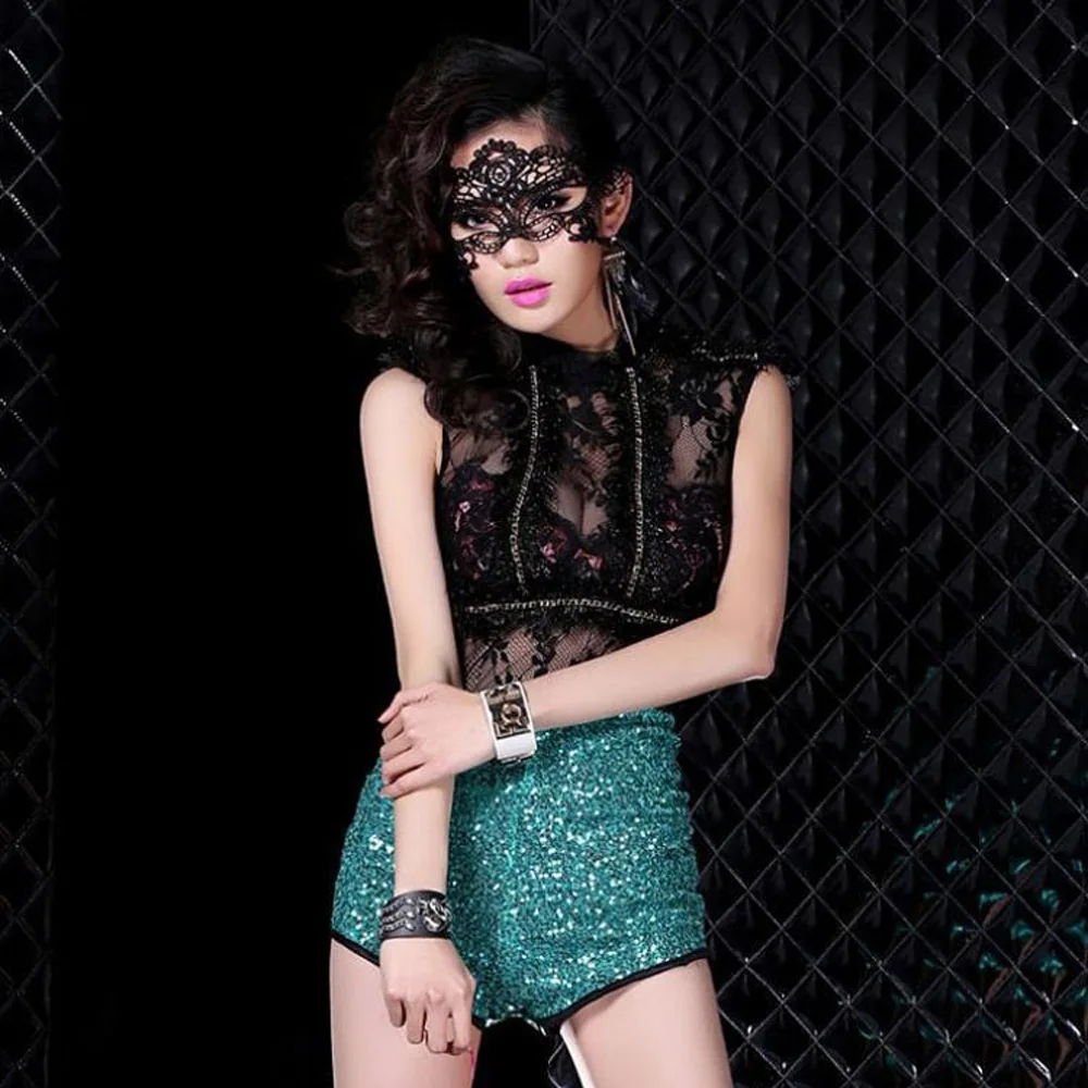 Маска под глаза черное сексуальное кружевное венецианское маскарадное Бальное