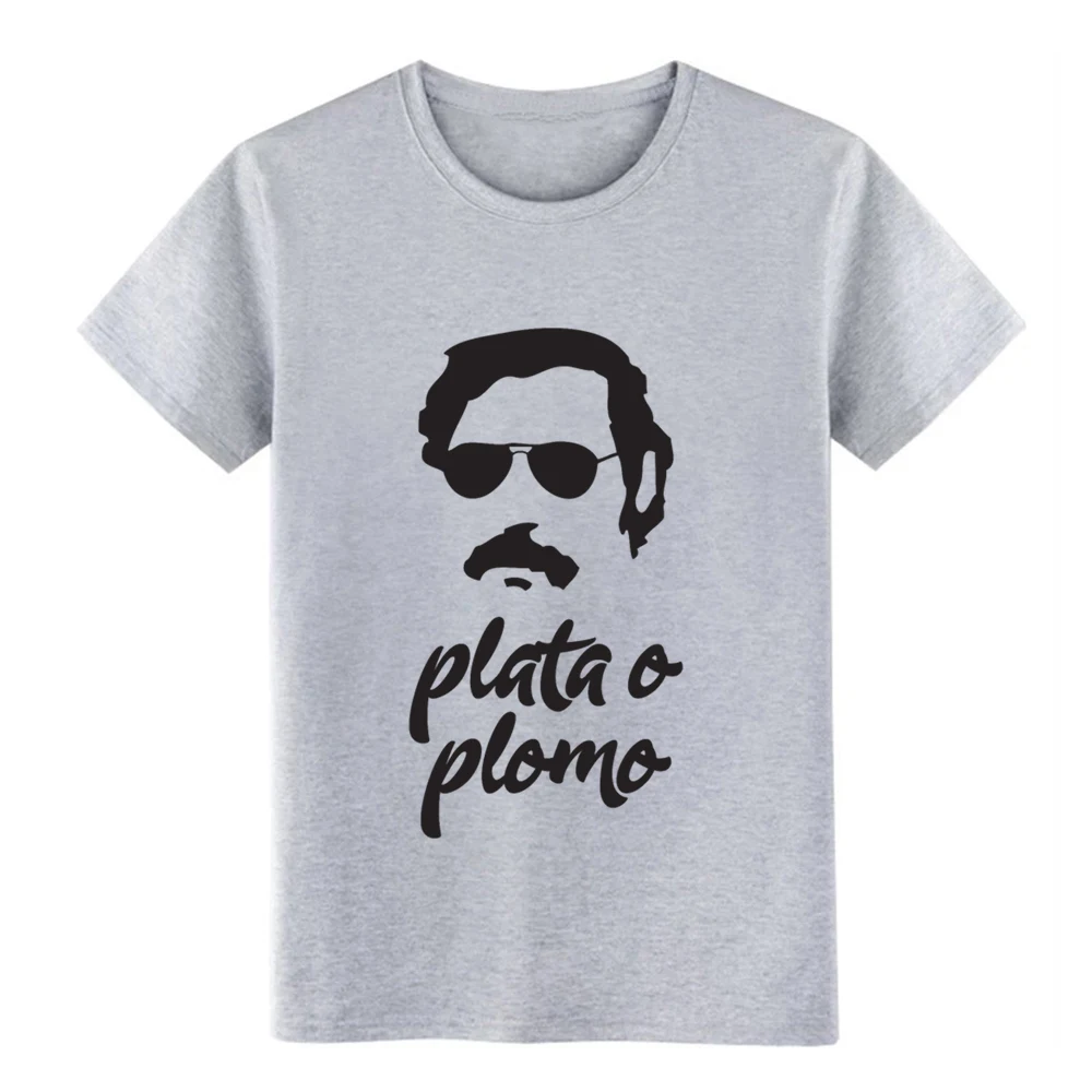 Pablo escobar plata o plomo футболка для мужчин дизайнерская S XXXL Мужская крутая на