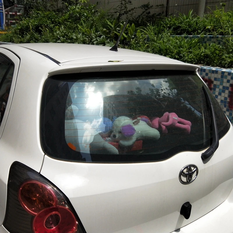 ABS материал для Toyota Yaris 2006 2011 спойлер автомобиля заднего крыла праймер цвет задний