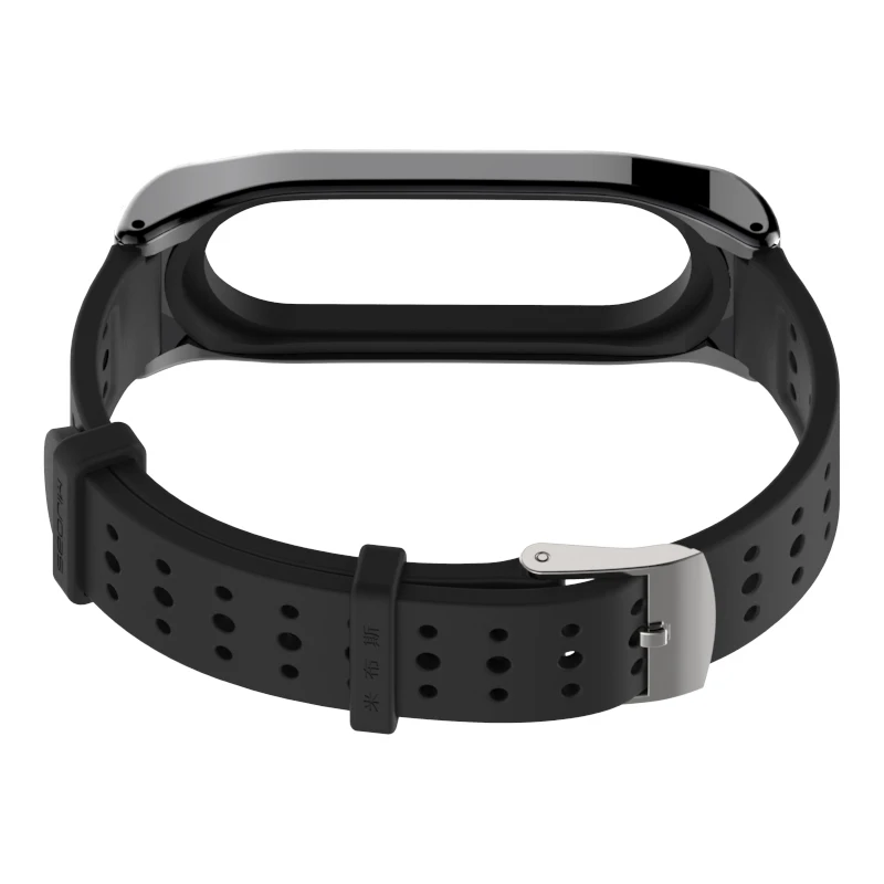 Оригинальный металлический ремешок mijobs для Xiaomi Mi Band 3 Безвинтовой браслет из