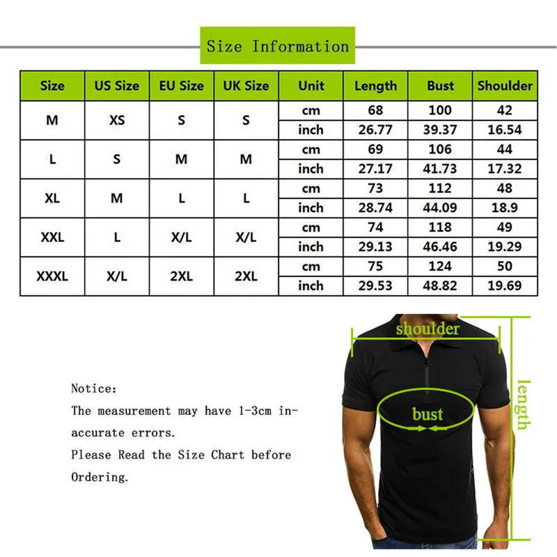 2019 New Mens Polo Shirt Brand Short Sleeve Slim Solid Color Zipper Turn down Neck shirt Men Summer Casual Tops | Мужская одежда