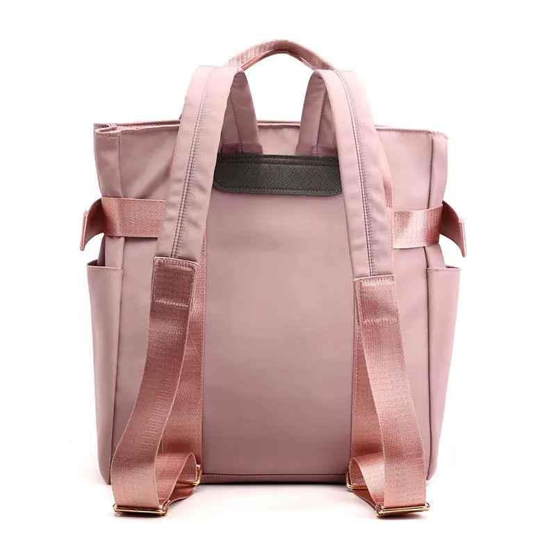Preppy Style Nylon Backpack Female Multifunction Design Double Shoulder School For Teenage Girls Large Travel | Багаж и сумки