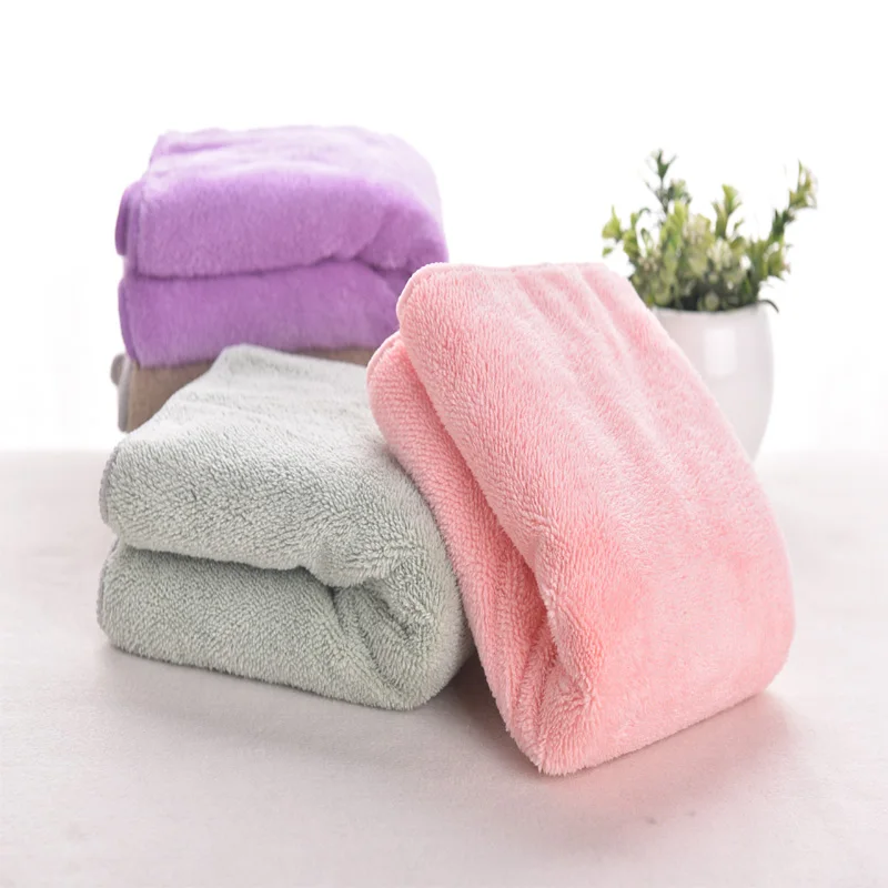 

New 2019 Hand Towel - 1piece Microfiber Towel Absorbent Plush Towels Bathroom Magic Travel Towel Super Soft Face Cloth 34*75cm