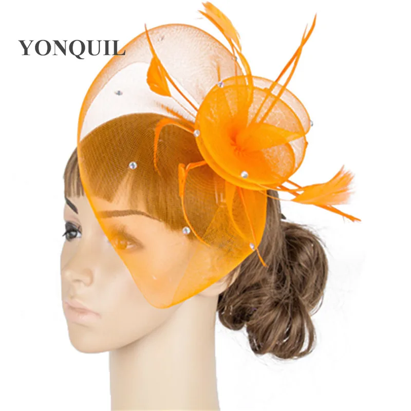 

Nice Fascinator Hair Accessories Cocktail Hats Party Hat Wedding Headwear Free Shipping Multicolor Available 10Pcs/Lot MYQ043