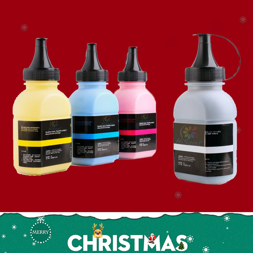 Пудра с тонером hisaint заправка пыли комплекты для HP Color LaserJet Pro M252dw M252n MFP M277dw M277n CF400X