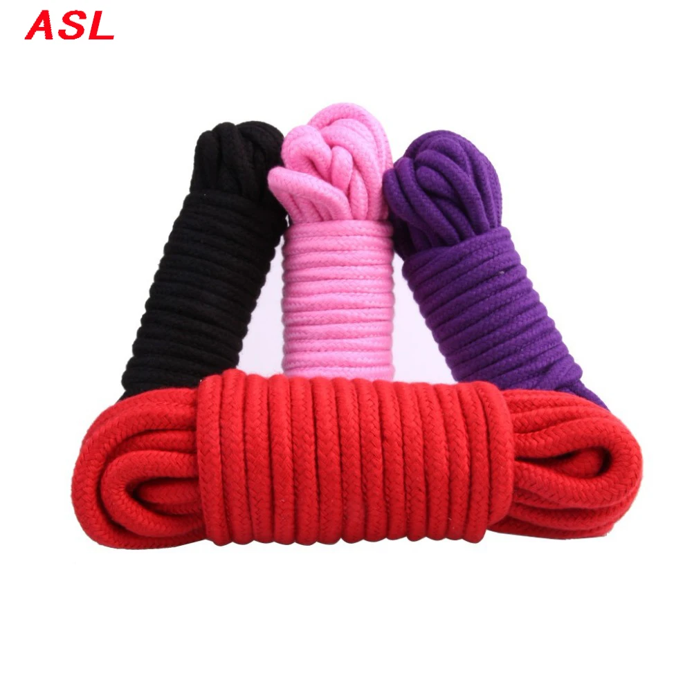 5 м веревка связывающая мягкая хлопковая БДСМ Связывание удерживающие взрослые