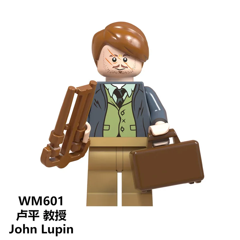 WM601 Серия Harri Potters проф. Строительные блоки Снейп ХОХ Хагрид Добби Moody Quirrell Filch Волдеморт игрушки для детей WM6059 - Цвет: WM601
