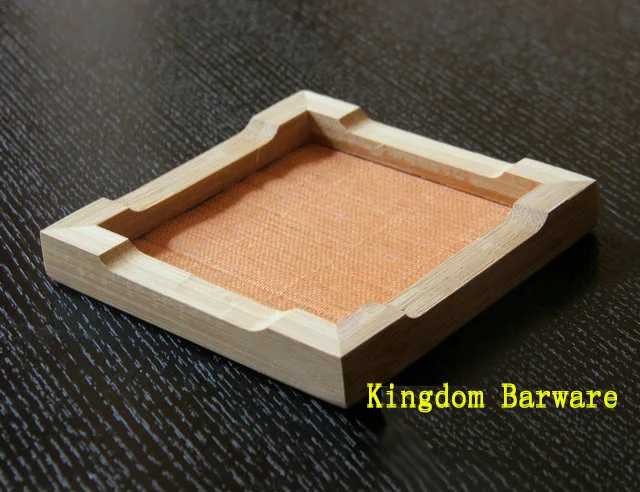 Набор из 6 бамбуковых подставок для коктейльных напитков стеклянная чашка Tiki