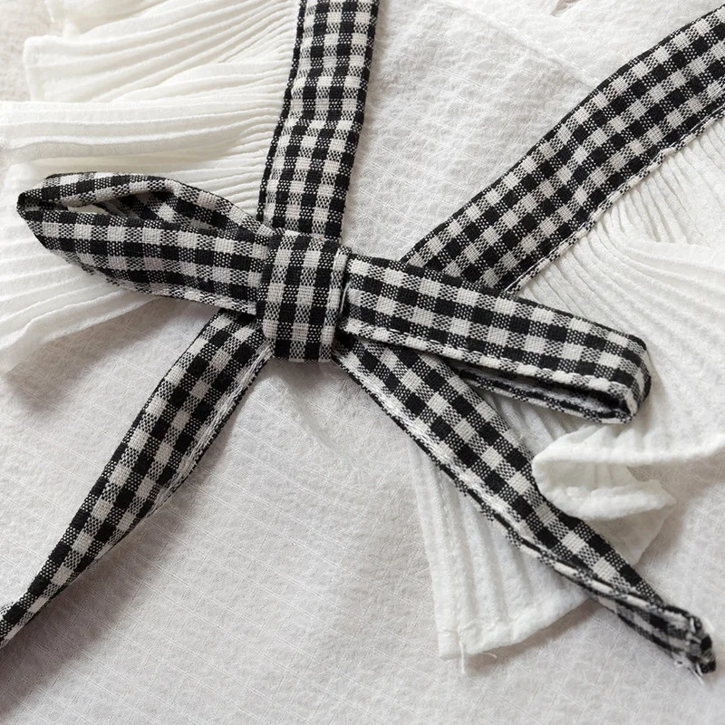 Коллекция года, комплекты одежды для девочек Одежда для маленьких девочек, костюмы комплект из 2 предметов, шифоновый жилет+ клетчатые штаны, костюм для детей, одежда для детей