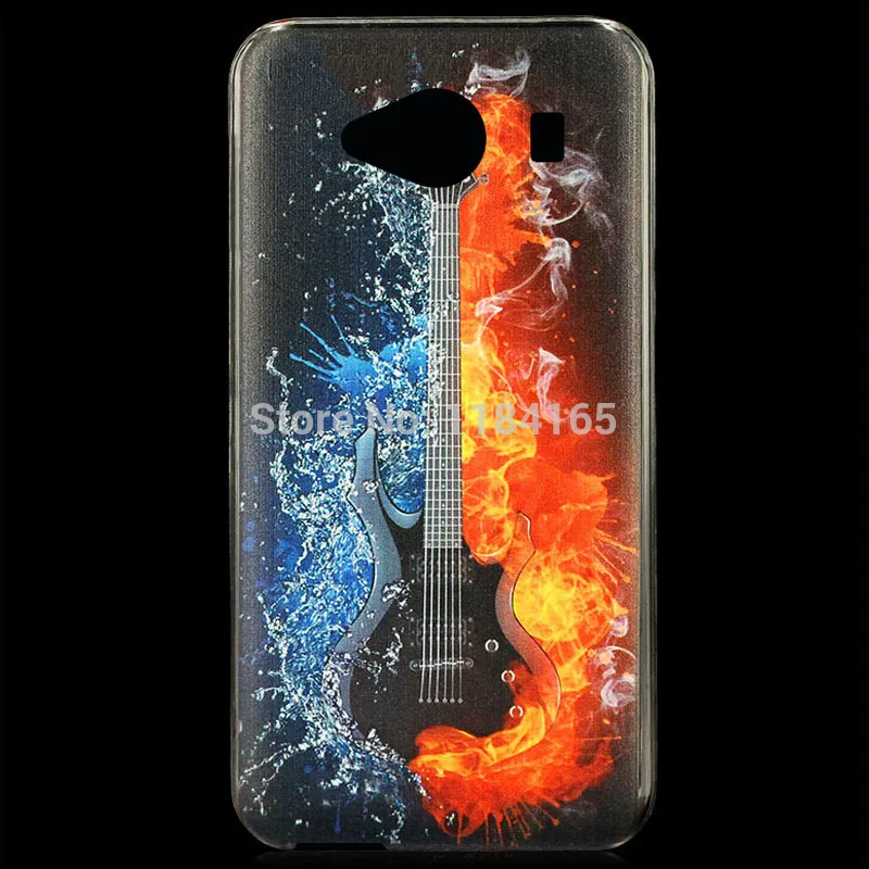 TPU Case for ZTE Blade L370 Cartoon Colorful 8 Patterns Color Painting Soft Skin Gel Phone Back Cover |