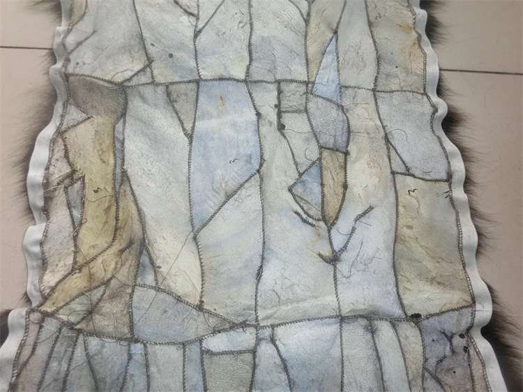 2016 высококачественное одеяло из натурального Лисьего меха/пластина серебряного