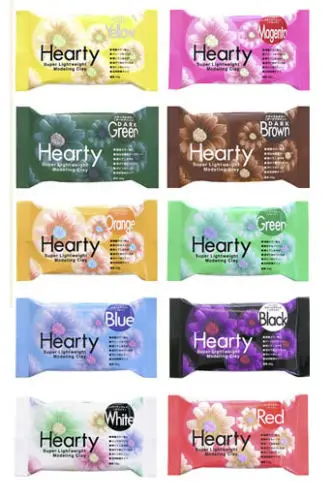 Япония Padico Hearty супер легкая Лепка мягкая глина сушить на воздухе 50 г/200 г 10 видов