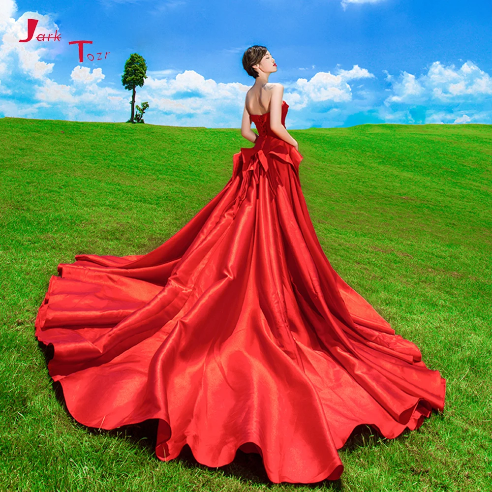 Jark Tozr Robe De Mariage зеленые красные синие другие цвета на выбор свадебные платья
