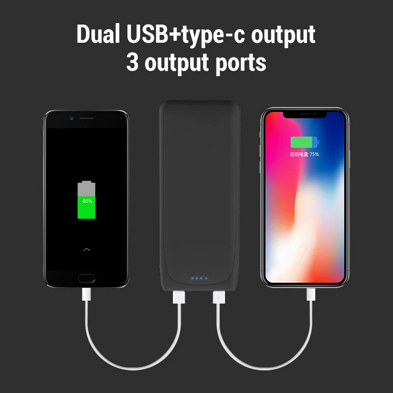 Travelcool 20000 mAh быстрой зарядки Мощность банка для samsung Xiaomi USB Быстрый Зарядное