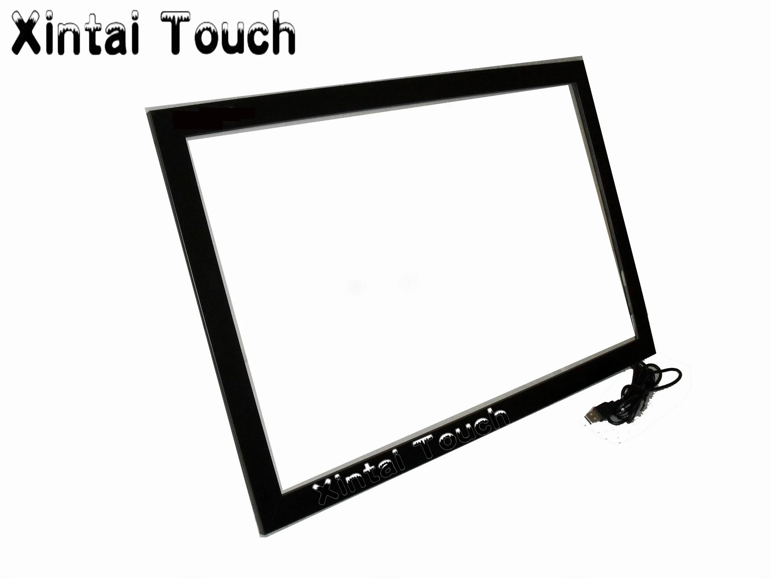 

plug and play 6 real touch points 65" IR multi usb touch screen frame/panel, touch screen overlay without glass 16:9 format