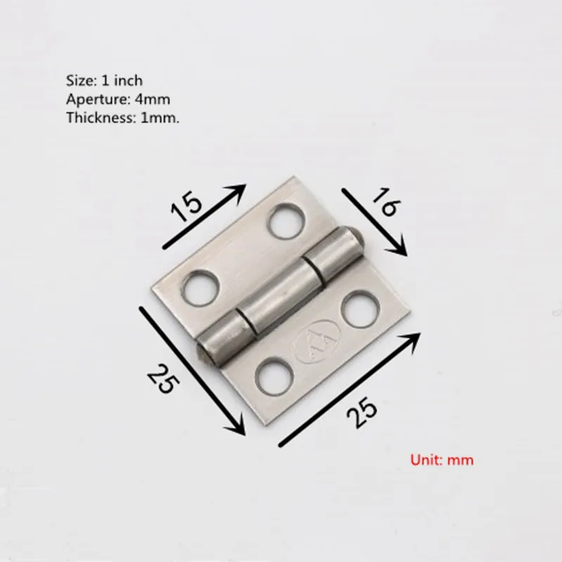 Более аутентичная дверная петля из нержавеющей стали 304 маленькая для шкафа 1/1 5/2/2