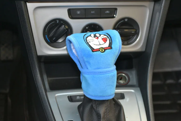 Doraemon автомобиль плюшевая подушка покрытие ремня безопасности зеркало заднего вида ручка ручного тормоза бумажное полотенце коробка для салфеток автомобиль Интерьер мягкая игрушка