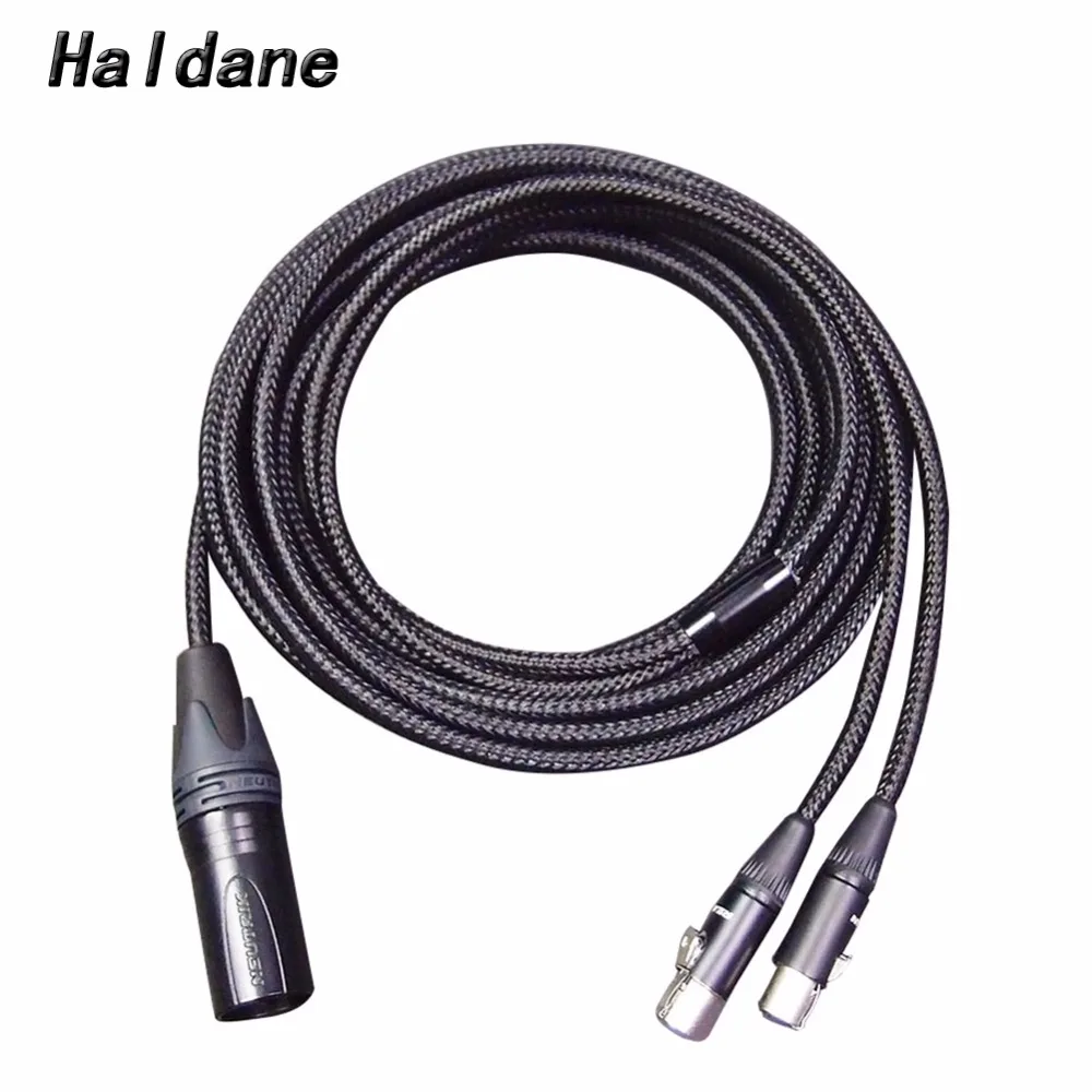Бесплатная доставка Холдейн 4pin XLR сбалансированный мужской обновления кабель