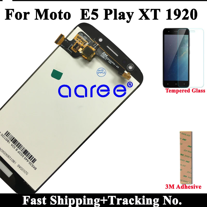100% Проверенный дисплей LCD E5 Play для Moto PLAY XT1920 PLAY Сборка с сенсорным экраном и цифровым дигитайзером.