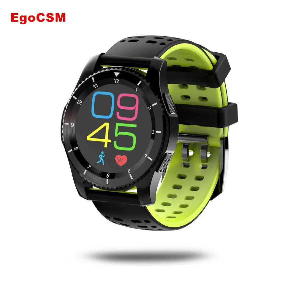 Egocsm gs8 SmartWatch Bluetooth 4.0 sim-вызов сообщение push сердечного ритма Мониторы Смарт