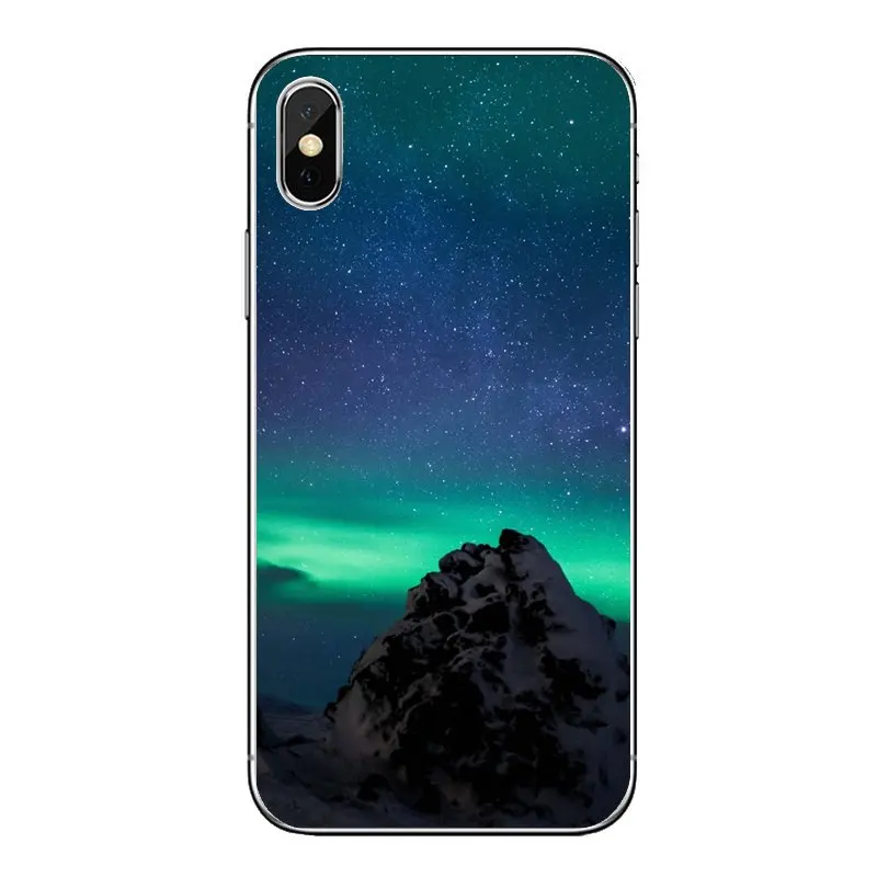 Для Xiaomi Mi A1 A2 5X 6X 8 lite SE Pro Max Mix 2 2S 3 Mi5 Mi5S прозрачные мягкие чехлы Аврора полярные