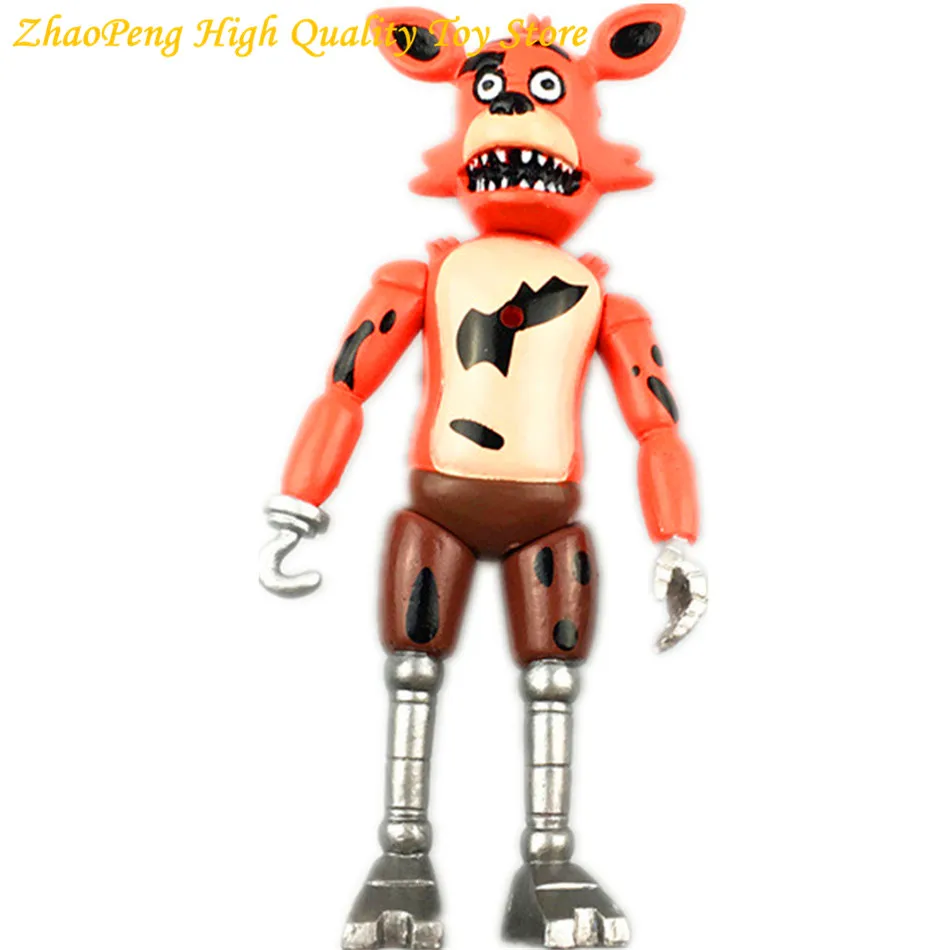 Экшн фигурка из ПВХ пять ночей полуночная игрушка FNAF 5 шт./компл. дюйма Фокси Голд