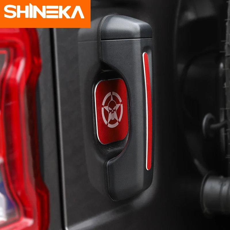 SHINEKA 5 шт. алюминиевый сплав Автомобильная дверная ручка внешняя чаша наклейка