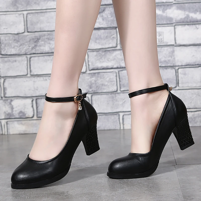 

USHINE 5366 Heel 6cm Black Red Silver Outdoor Indoor Women Modern Dance Shoes Square Latin Dance Shoes For Women