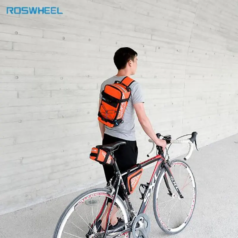 Roswheel велосипедная сумка для мужчин и женщин заднего сиденья/сумка через плечо