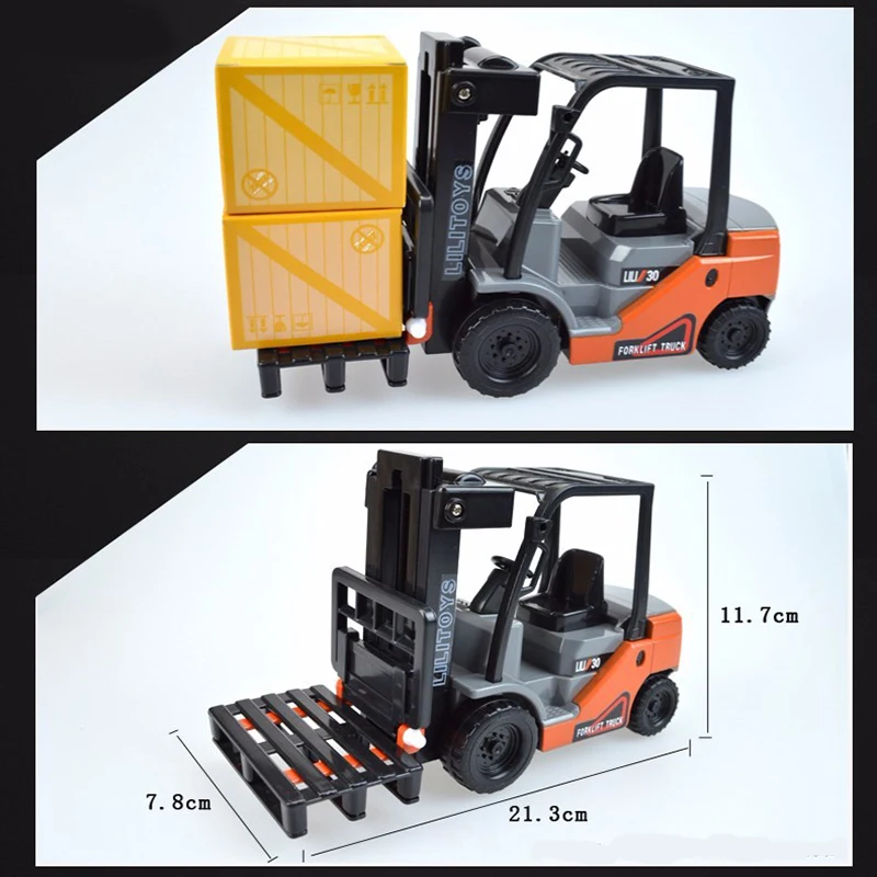 Мини вилочный погрузчик Электронная техника подъемник пластиковая модель