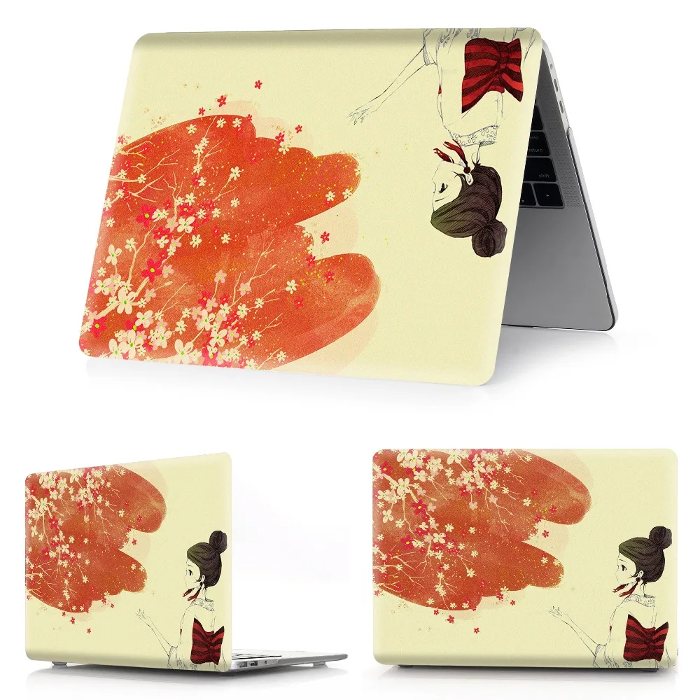 Чехол для ноутбука MacBook Air Retina Pro кимоно с цветной печатью 11 12 13 15 New Air13 сенсорной