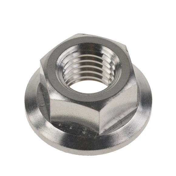 Titanium Титановый "Wanyifa" гайки M5 M6 M8 M10 M12 M14 гайка фланца укупорочная болты для Мотоцикл Велосипед - Цвет: Titanium
