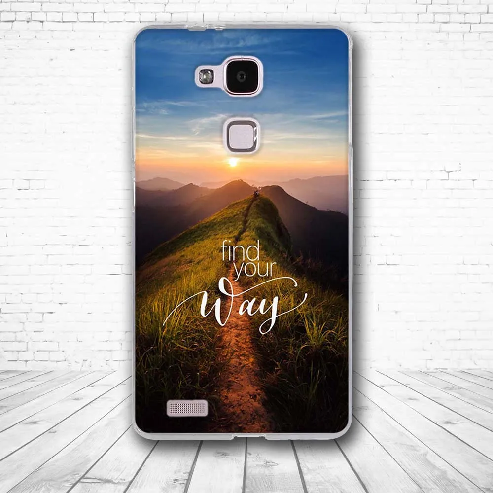 Soft TPU Case For Huawei Ascend Mate 7 Mate7 Cover for huawei ascend mate Print Pattern 6.0&quot Phone Cases | Мобильные телефоны и