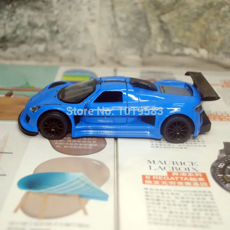 Масштаб 1/36 игрушечный автомобиль 2010 Gumpert Apollo Спортивная литая металлическая