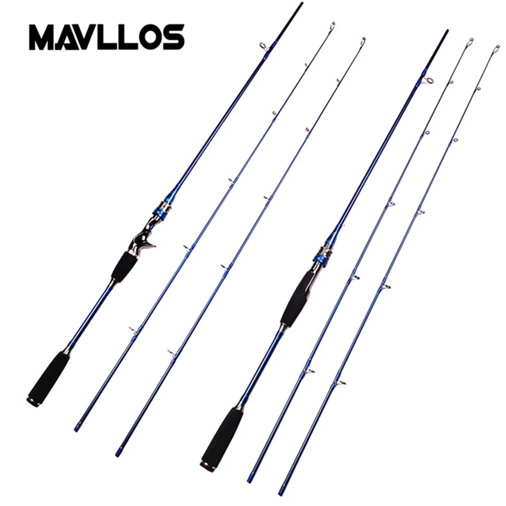Mavllos 1.8m 2.1m 2 Подсказки удочки Вес приманки 3 20g высокоуглеродистый прядильный