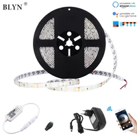 5m 10m 5630 led strip dimmable warm white sunlight white led strips waterproof diode tape with wifi smart dimmer 12v adapter