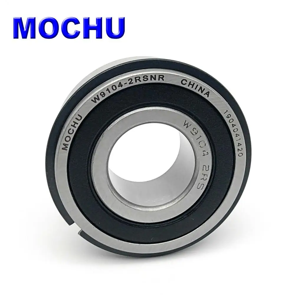 MOCHU W9104 2RSNR 2RS 19 05x42x17. 462 Однорядный глубокий шариковый подшипник с канавкой и