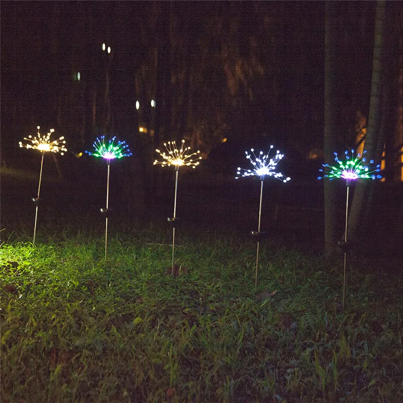 Лучший товар 2 шт. 90 светодиодов на солнечной батарее снежинка искусственная