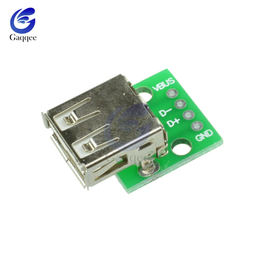 50 шт. адаптер типа А Micro USB Для DIP адаптера 4 контактный разъем мама плата модуля