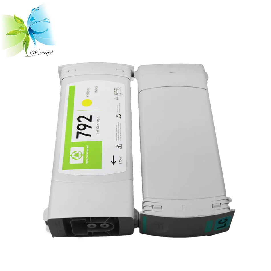 WINNERJET 775 мл 6 цветов латексный чернильный картридж для hp 792 Designjet L26500 L28500 260 280