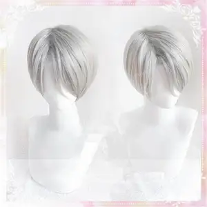 Юрий! На льду, Виктор Никифоров, парик Виктора Никифорова, парики для косплея + шапочка для парика