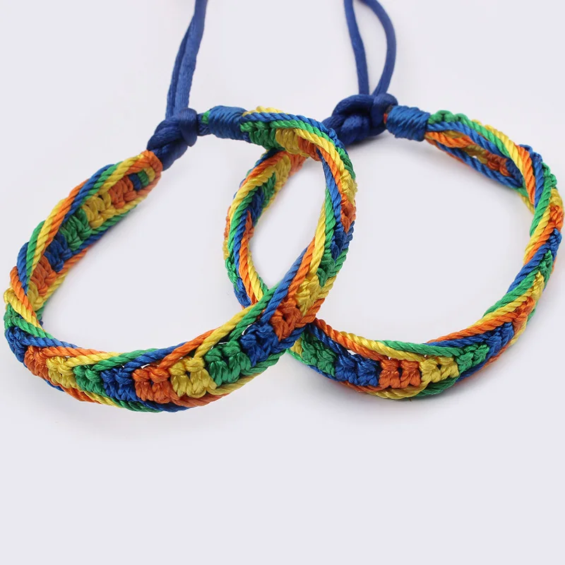 style5 12 шт./лот модные плетеные браслет дружбы браслет из полушелковой ткани регги, Ямайка Surfer Boho Браслеты подарок для Для мужчин Для женщин - Окраска металла: style5