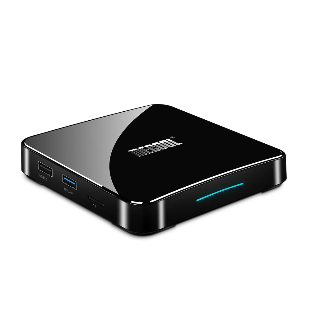 MECOOL KM3 Android 9,0 ТВ приставка 4 Гб 64 Гб ТВ приставка Встроенный 2,4G 5G WiFi Bluetooth 4,0 с подсветкой клавиатуры Smart Android ТВ-плеер